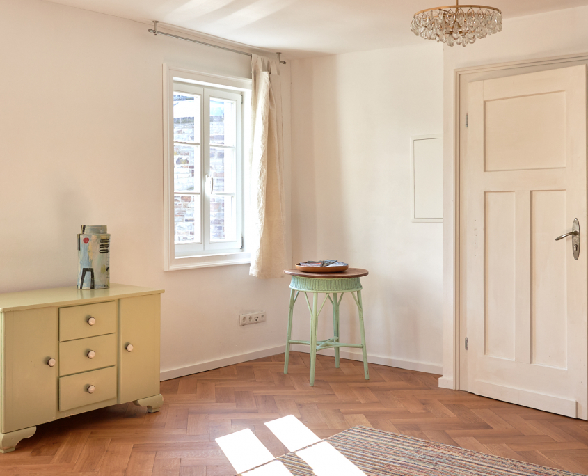 Wohnzimmer Ferienwohnung Brunnenstrasse