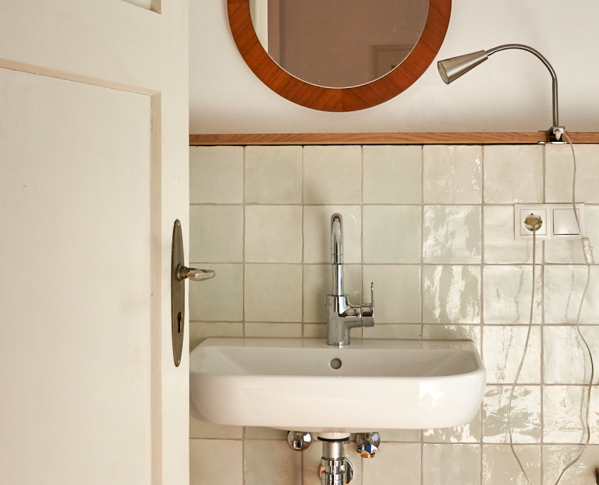 Badezimmer Ferienwohnung Brunnenstrasse