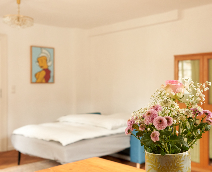 Schlafsofa Ferienwohnung Brunnenstrasse